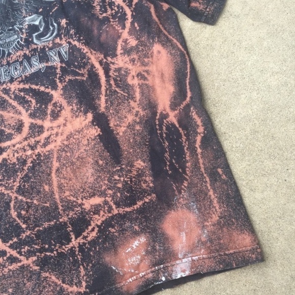 Harley Davidson Redone Bleached Graphic Tee - Picture 4 of 8